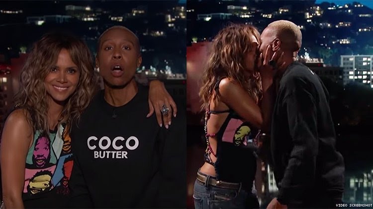 Halle Berry And Lena Waithe Gave Black America Its Madonna-Britney Moment On 'Jimmy Kimmel Live'