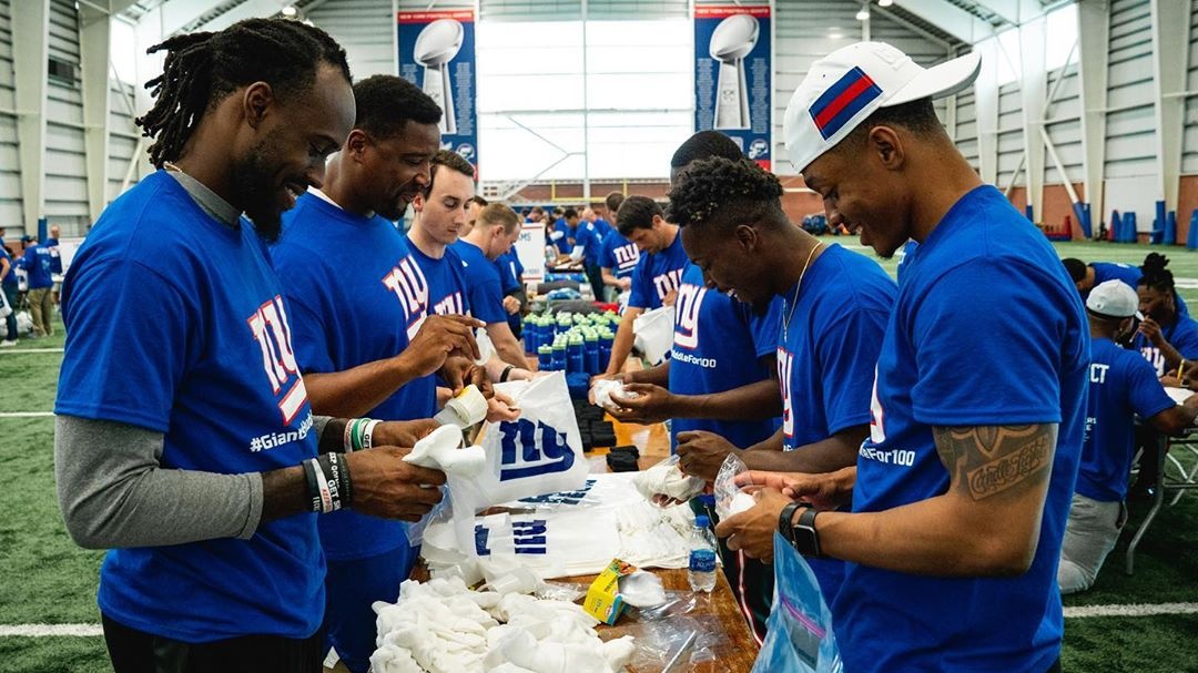 New York Giants Team Up With Domestic Violence Shelter To Create Care Packages For Survivors' Kids