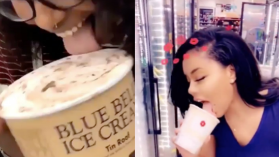 Woman Seen Licking Ice Cream And Placing It Back Could Face Up To 20 Years In Prison