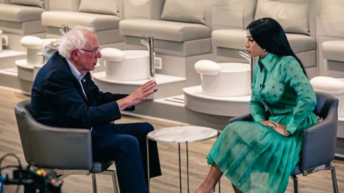 Cardi B Joins Sen. Bernie Sanders In New Campaign Video Filmed At Black-Owned Detroit Nail Salon