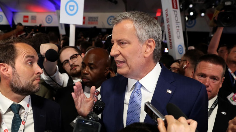 Protesters Interrupt Democratic Debates To Demand Mayor Bill de Blasio Take Action In Mishandling Of Eric Garner Case