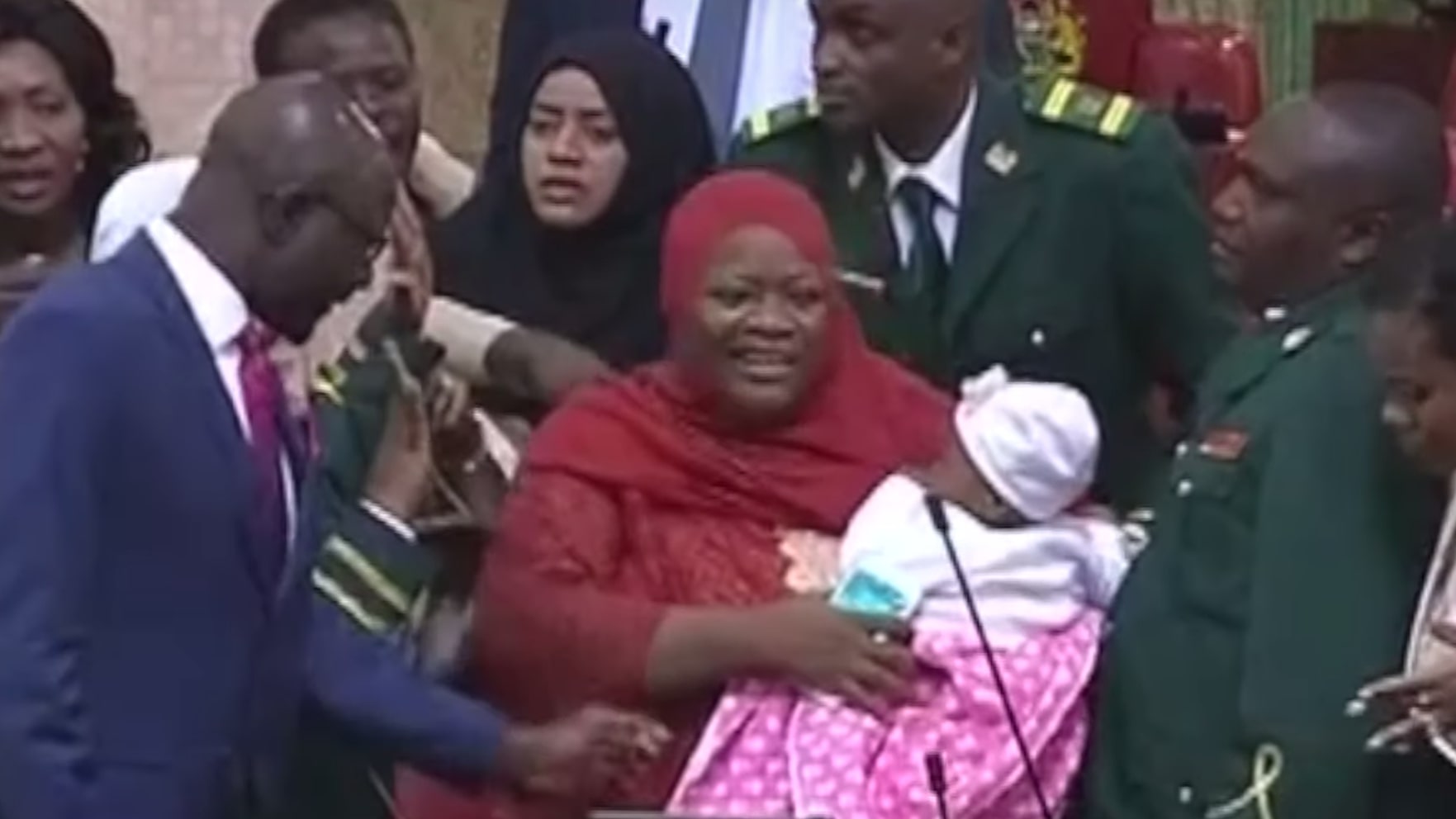 Kenyan Lawmaker Told To 'Get Out' By Male Colleagues After Bringing Her Baby To Work