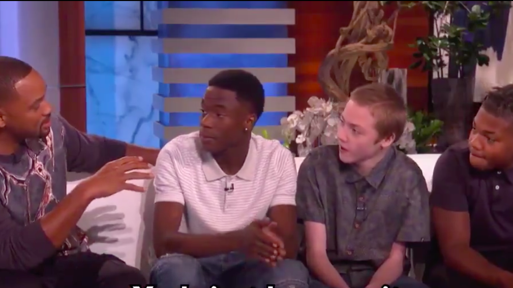 High School Football Players And Bullied Classmate Who Went Viral After Good Deed Invited To 'The Ellen Show' To See Will Smith