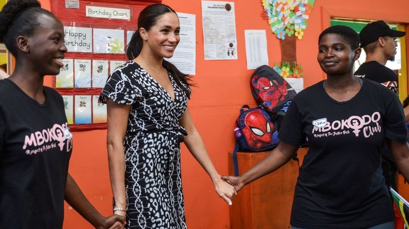 Meghan Markle Shows Solidarity With Women And Girls In South Africa During Overseas Trip