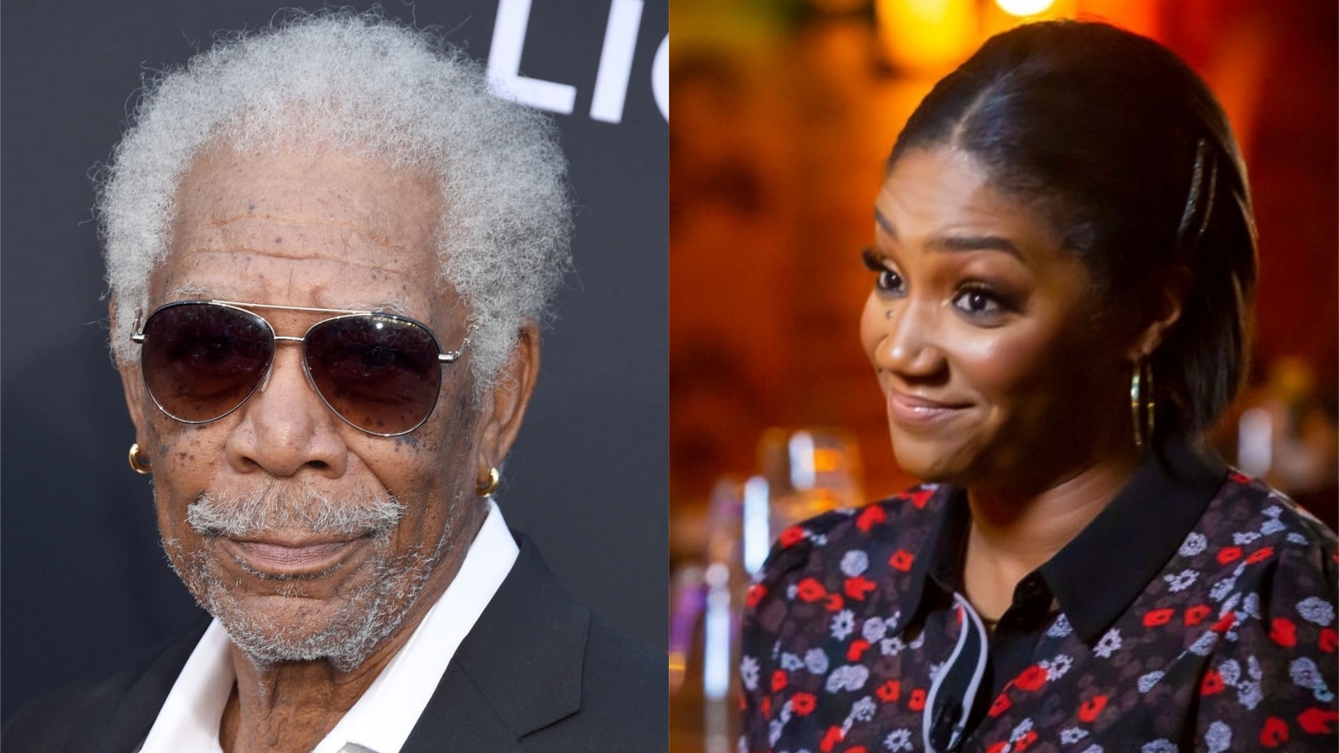 This Photo Of Morgan Freeman And Tiffany Haddish Is Hilarious Proof That He Isn't With The Selfie S**ts