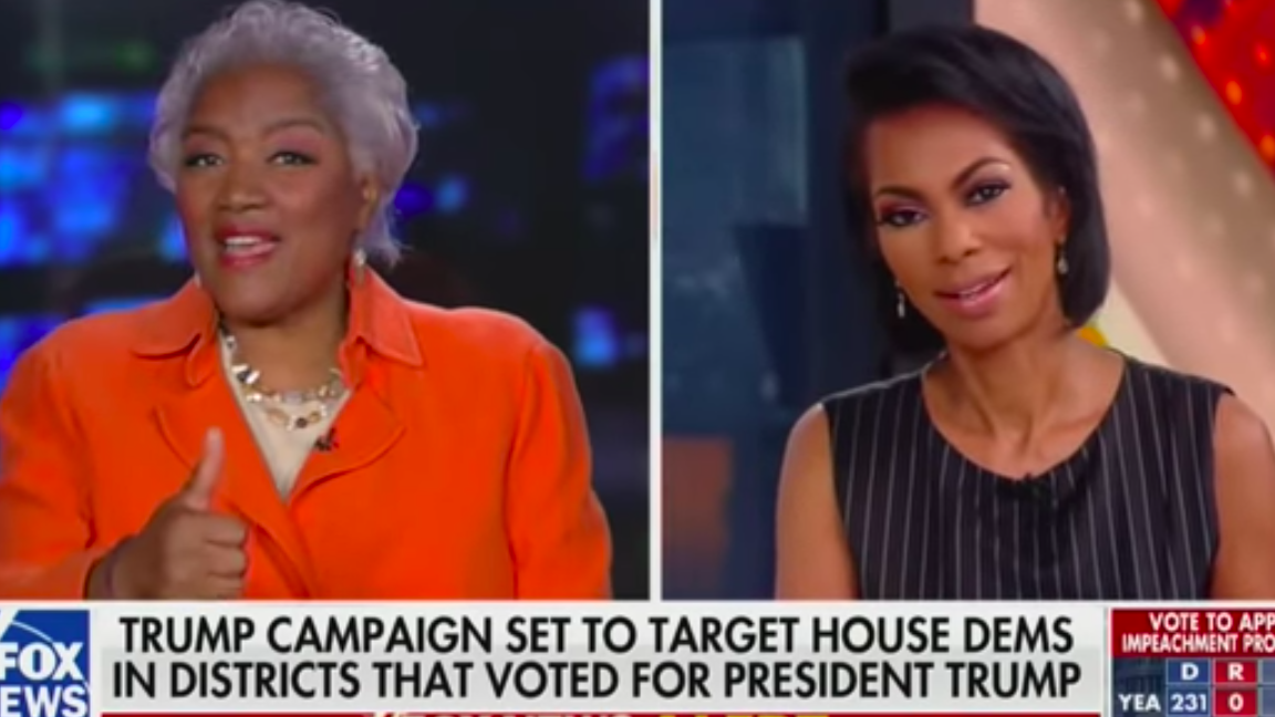 Fox News Anchor And Donna Brazile Only Able To Agree On Their Respect For Another After Heated Debate On Impeachment Inquiry