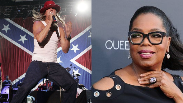 F*** her': Kid Rock escorted off stage after drunken rant about Oprah  Winfrey, The Independent