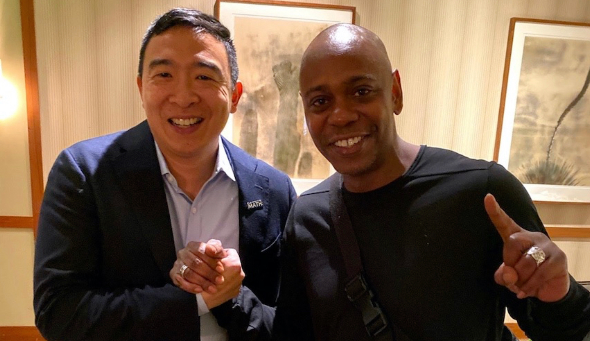 Dave Chappelle Endorses Andrew Yang: ‘I’m Yang Gang!’