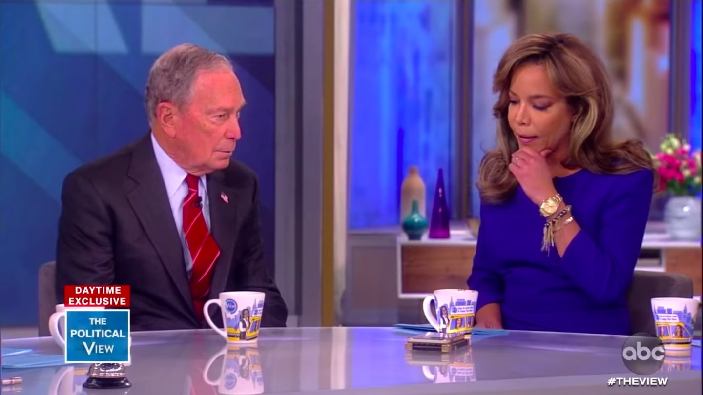 Sunny Hostin Continues To Be Among The Realest To Ever Do It While Grilling Michael Bloomberg About Stop-And-Frisk