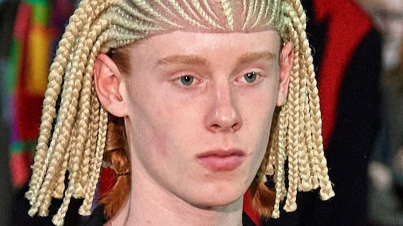 Comme des Garçons Tries To Explain That Multi-Faceted Atrocity Of A Cornrow Lace Front Wig Seen On Their Catwalk