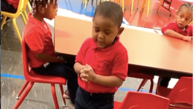 This 3-Year-Old Leading His Preschool Class In Prayer Would Make Your Pastor Proud