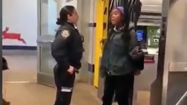 NYPD Claims Video Of Officer Shoving Black Girl At Subway Station Doesn't Give Full Context