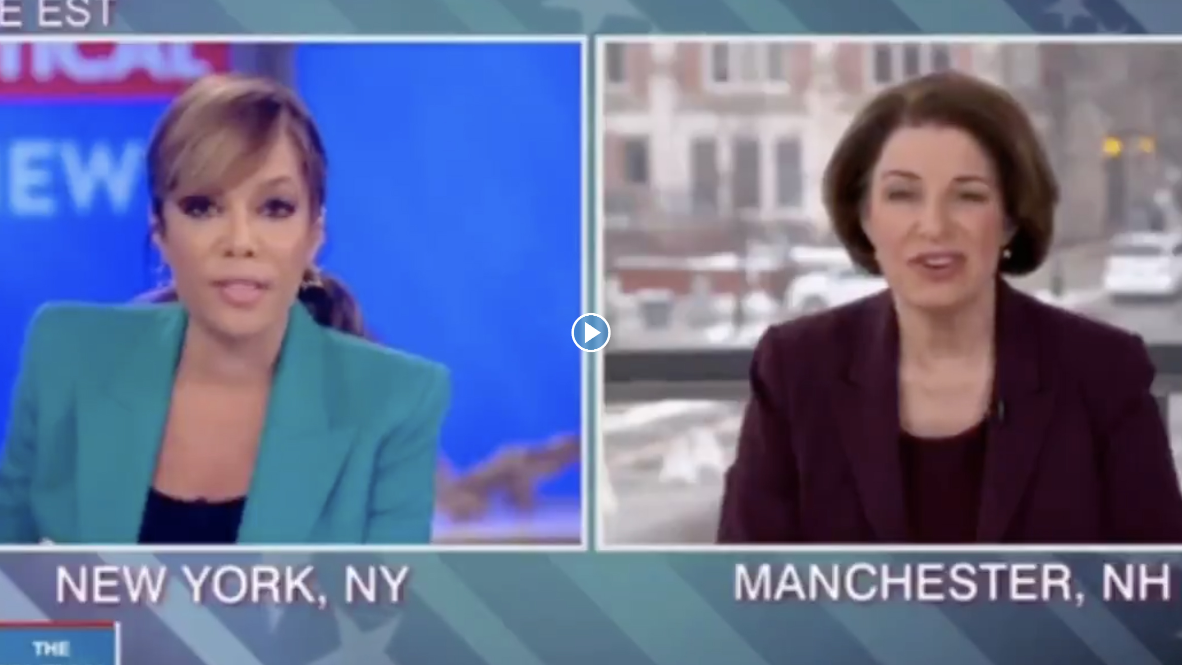 Sunny Hostin Grills Amy Klobuchar On  Her Prosecutorial Past: 'How Do You Defend That Record?'