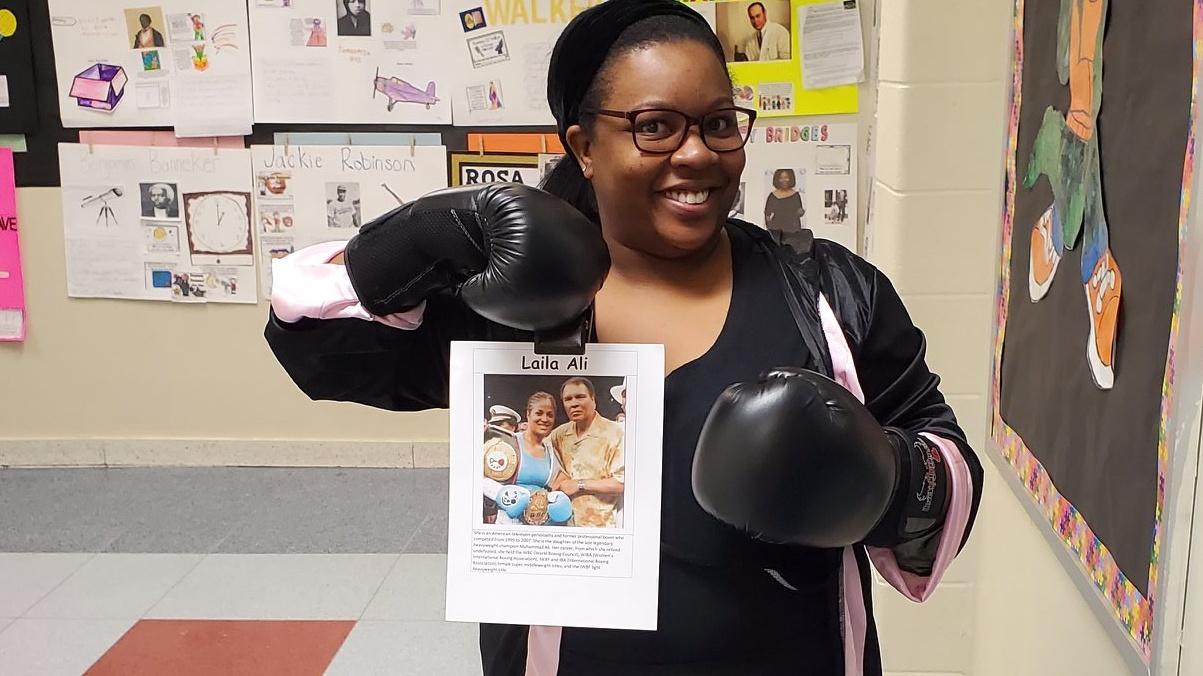 This First-Grade Virginia Teacher Has Dressed Up As A Black Icon Each School Day Throughout Black History Month