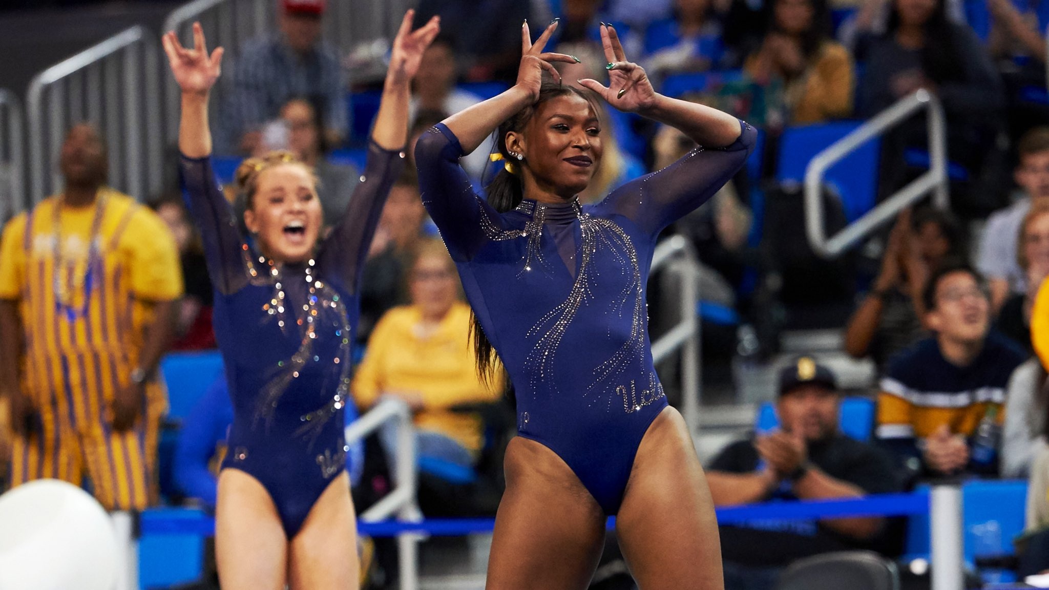 UCLA Gymnast Performs Nearly 'Flawless' Floor Routine To Mashup Of Beyoncé's 'Homecoming' Soundtrack