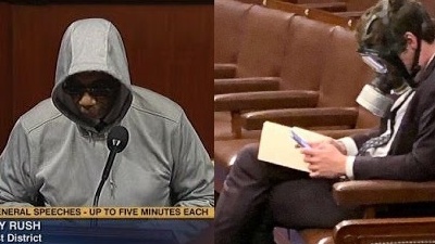 Black U.S. Rep. Kicked Off House Floor For Honoring Trayvon Martin Calls Out Hypocrisy Of Congress After White Colleague Wears Gas Mask