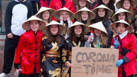 Dense Dutch Students Spark Outrage With Racist 'Corona Time' Photo