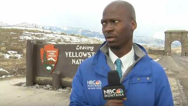 Reporter Who Had Epic Reaction To A Herd Of Bison Headed In His Direction Wins Broadcast Award