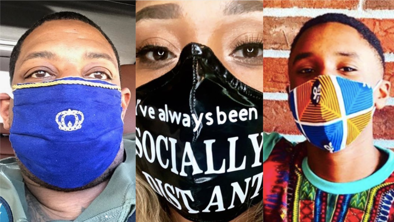 These 9 Black-Owned Brands Are Selling Face Masks With Cute, Culturally Oriented And Clever Designs