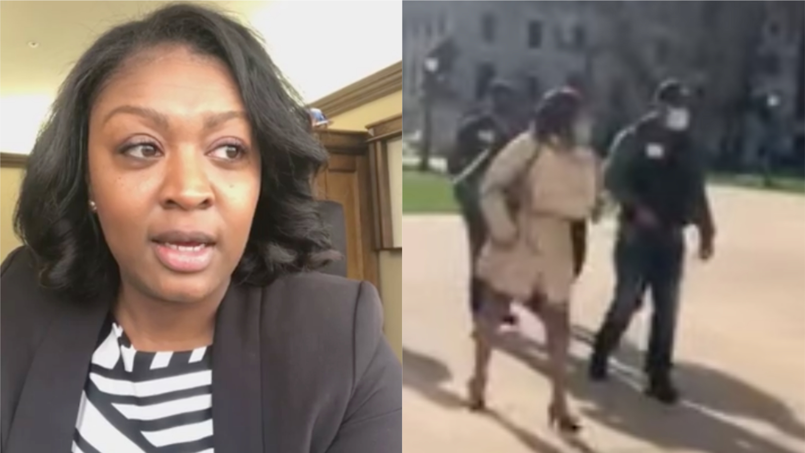 Armed Black Folk Escort Michigan Legislator To Work After Seeing Her Shaken By White Supremacists' Protest