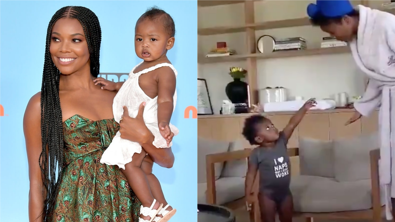 Gabrielle Union-Wade's Daughter Is One Of Many Tots Who've Proven They Can't Be Trusted Through The #FruitSnackChallenge