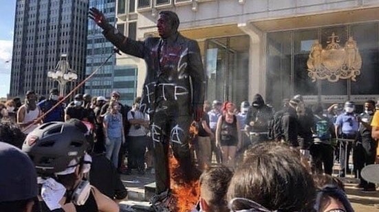 Statue Of Problematic Former Philly Mayor Removed By City After Protesters Attempt To Take It Down Their Damn Selves