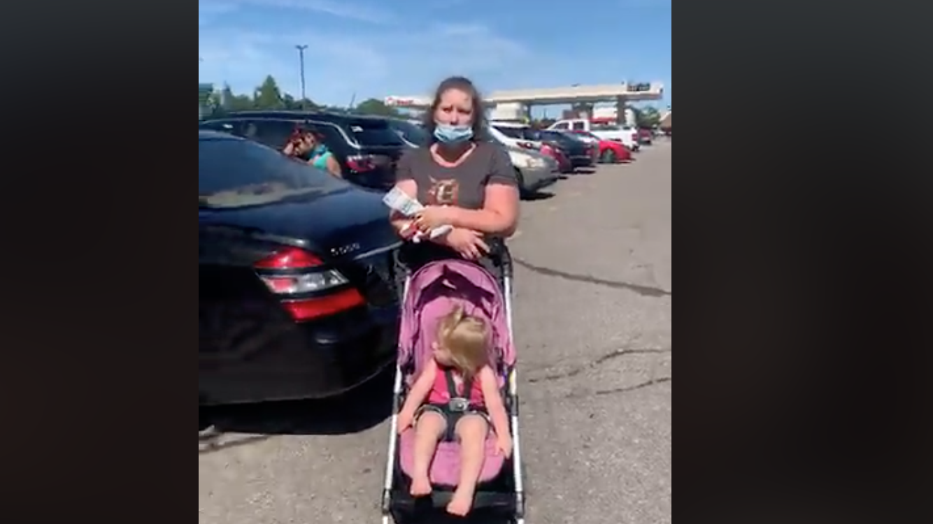 Video Shows White Michigan Woman Using A Child's Stroller To Block A Black Mother From Leaving A Parking Lot