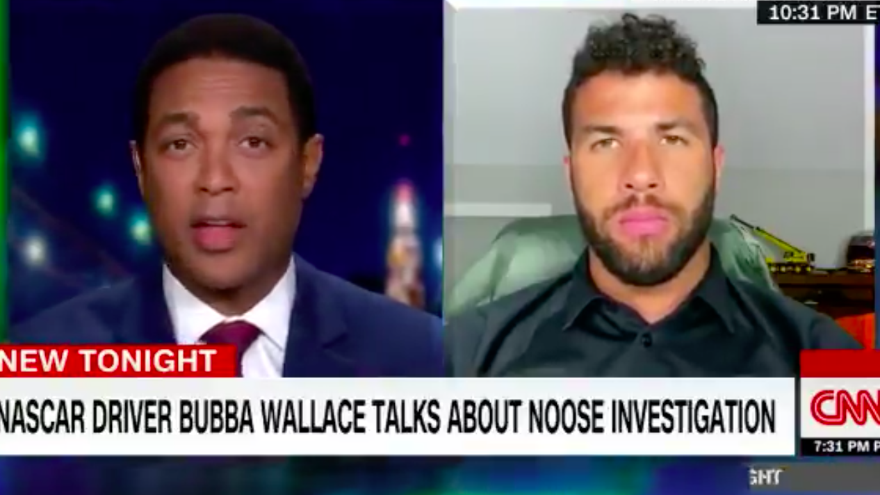 Bubba Wallace Responds After FBI Concludes Item Left In His Garage Stall Was Door Pull