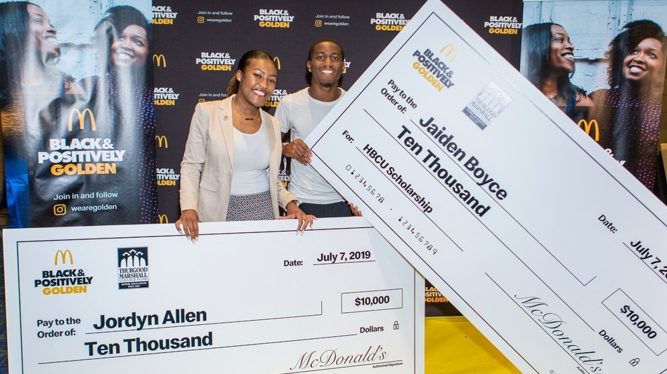 McDonald's Launches $500,000 Black & Positively Golden Scholarship Fund For HBCU Students