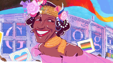 Google Doodle Honors Iconic Trans Activist Marsha P. Johnson As Pride Month Comes To A Close