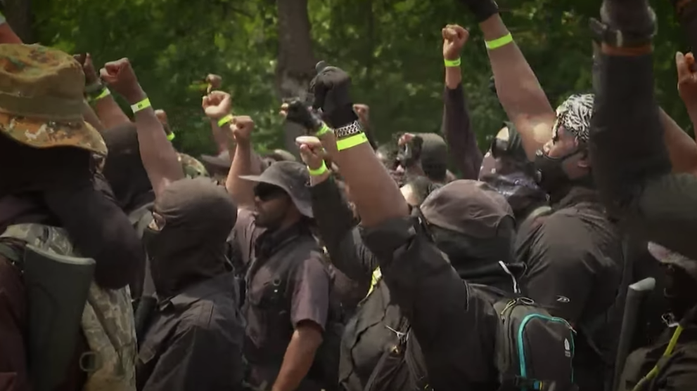 Armed Black Protesters Of The 'Not F**king Around Coalition' Hold Demonstration At Georgia Park, Denounce The KKK