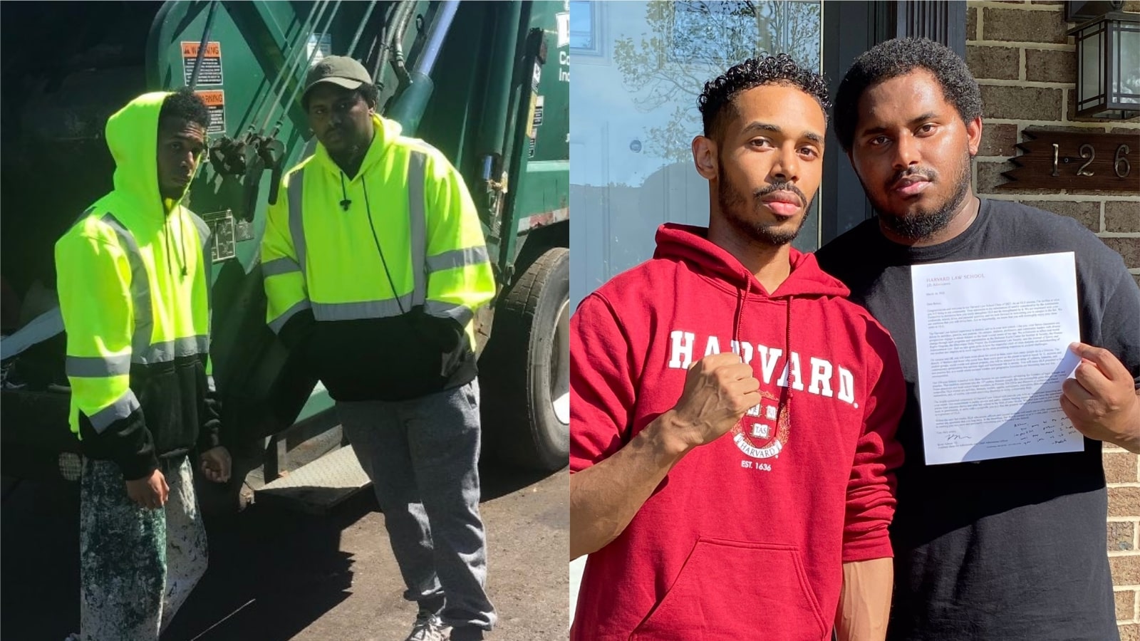 Maryland Native Headed To Harvard Law After Working As A Trash Collector To Help Family's Finances