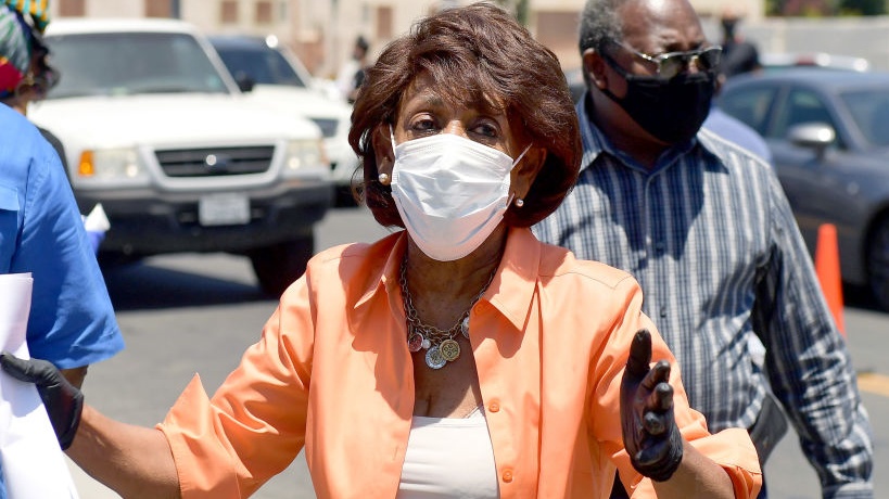 Maxine Waters Saw A Black Man Being Stopped By LAPD And Got Out Of Her Car To Check On Him