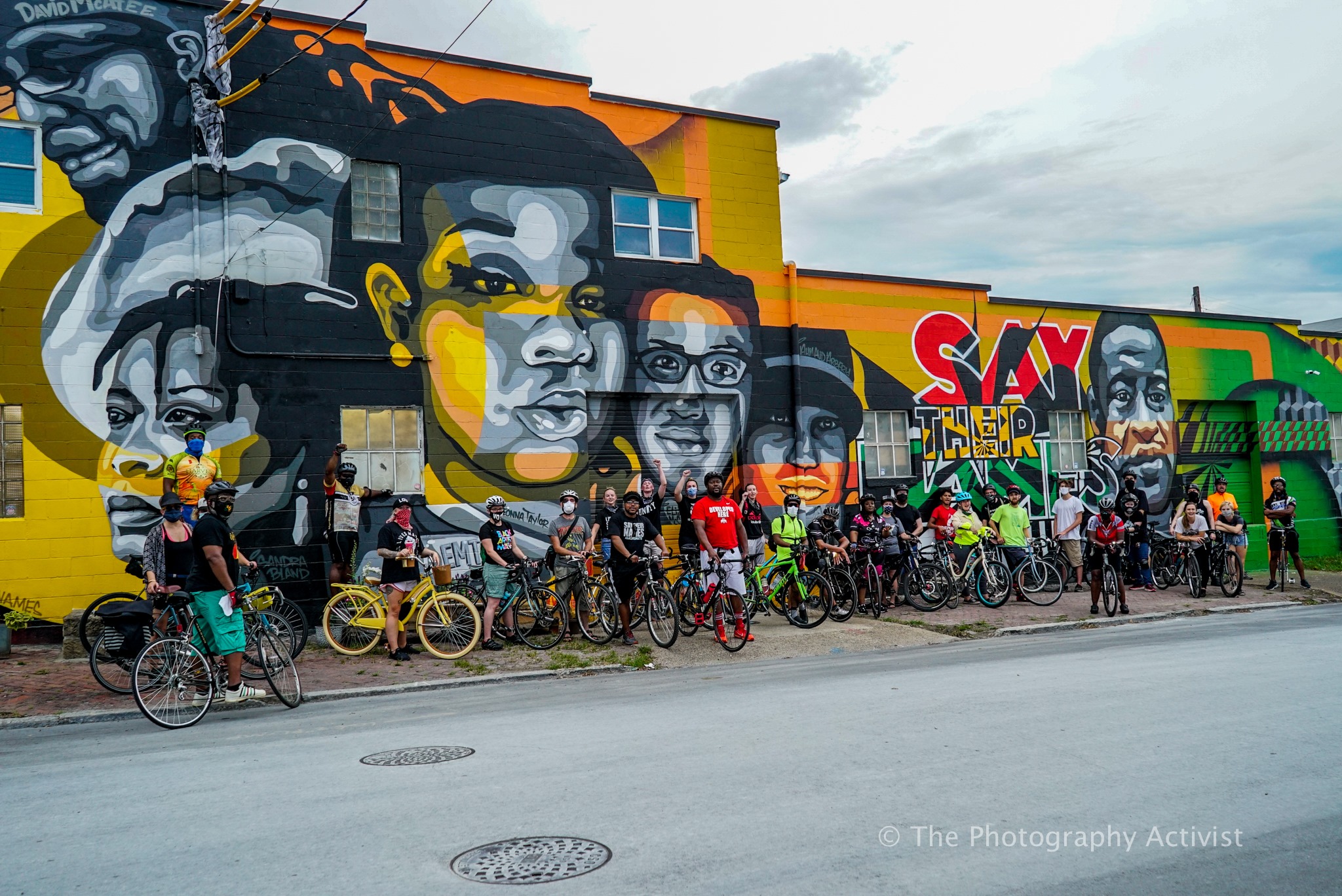 Louisville Bicyclists Took To The Streets For Breonna Taylor With ‘Say Her Name’ Bike Ride