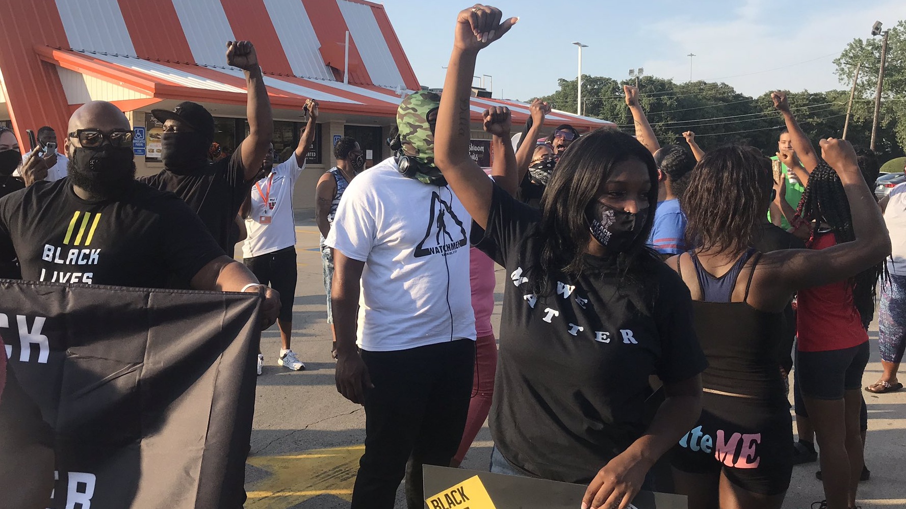 Protests Held For Whataburger Worker Who Quit After Being Reprimanded For BLM Mask