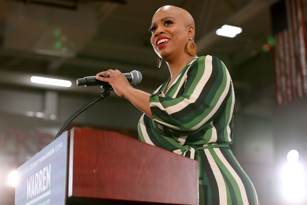 Take A Respite From Your Election Anxiety And Watch Ayanna Pressley Do The Wobble At A Polling Site