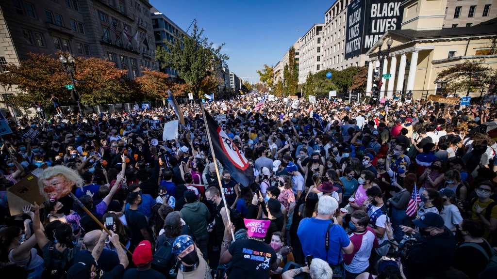 Parties Erupt Throughout America After Biden-Harris Win The Presidential Race