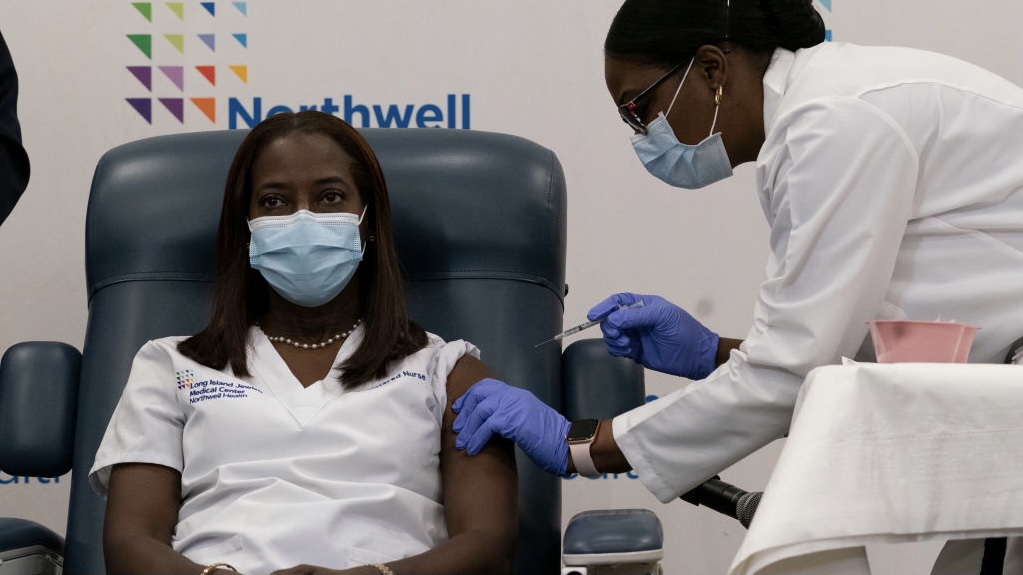 Black Queens Nurse Becomes First American To Get COVID-19 Vaccine