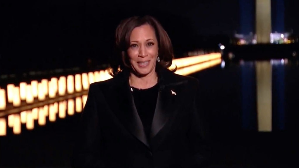 In Her First Speech As Vice President, Kamala Harris Urges Americans To Push Forward