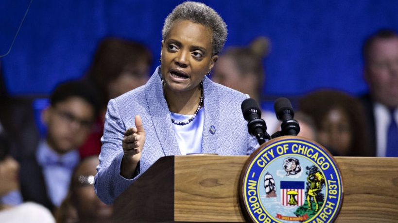 Protesters Call For Chicago Mayor Lori Lightfoot’s Resignation