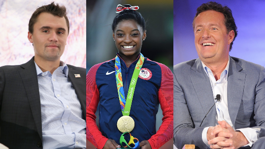 Folks Defend Simone Biles Against Piers Morgan And Charlie Kirk For Dismissing The Gymnast's Mental Health