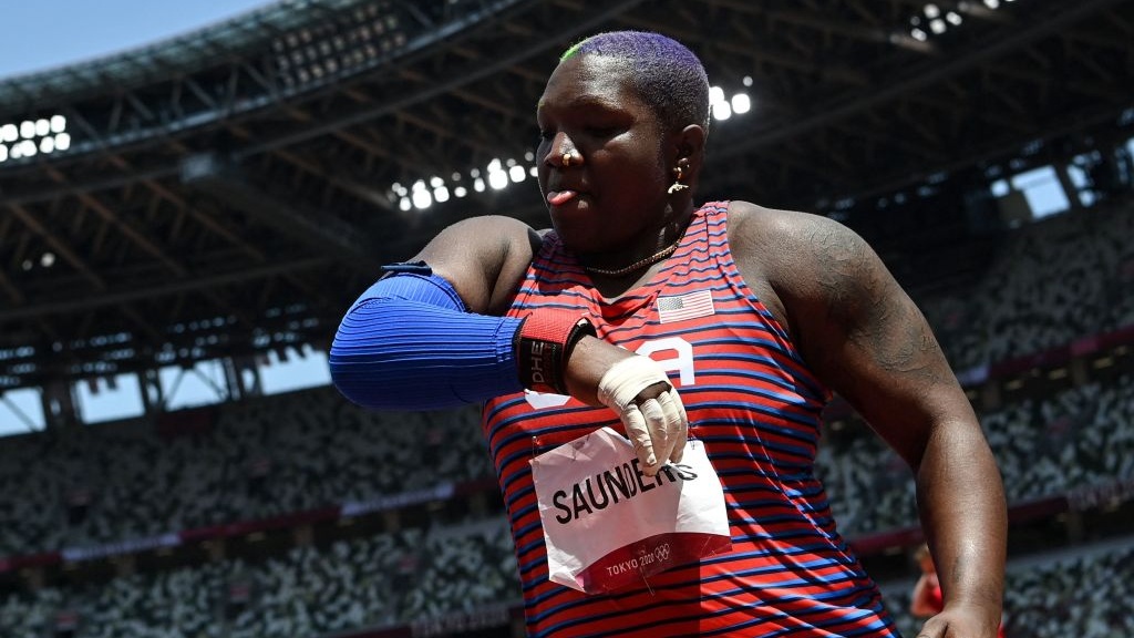 Olympian Raven Saunders Twerked While Celebrating Shot Put Win, Broadcast Wouldn't Let Her Be Great