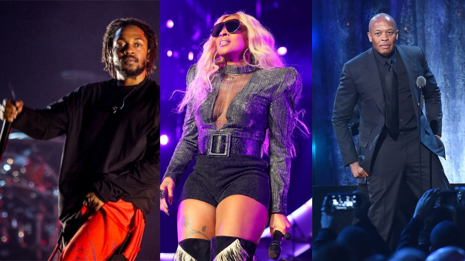 Dr. Dre, Kendrick Lamar And Mary J. Blige Among Super Bowl LVI Halftime Performers