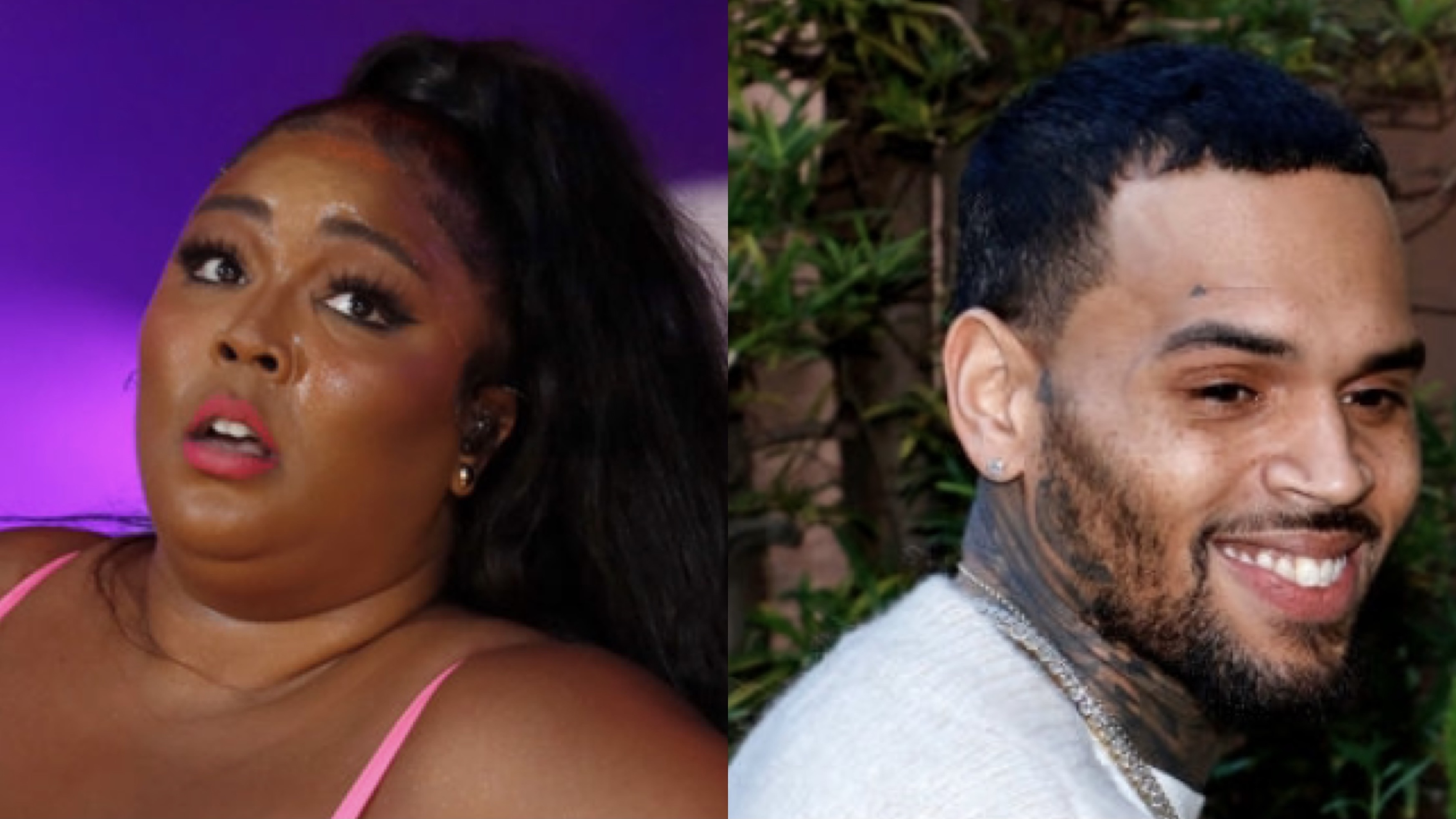 Lizzo Facing Backlash After Fangirling Over Chris Brown