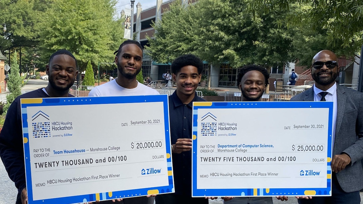 Morehouse Students Secure $20K In Zillow's HBCU Housing Hackathon Competition