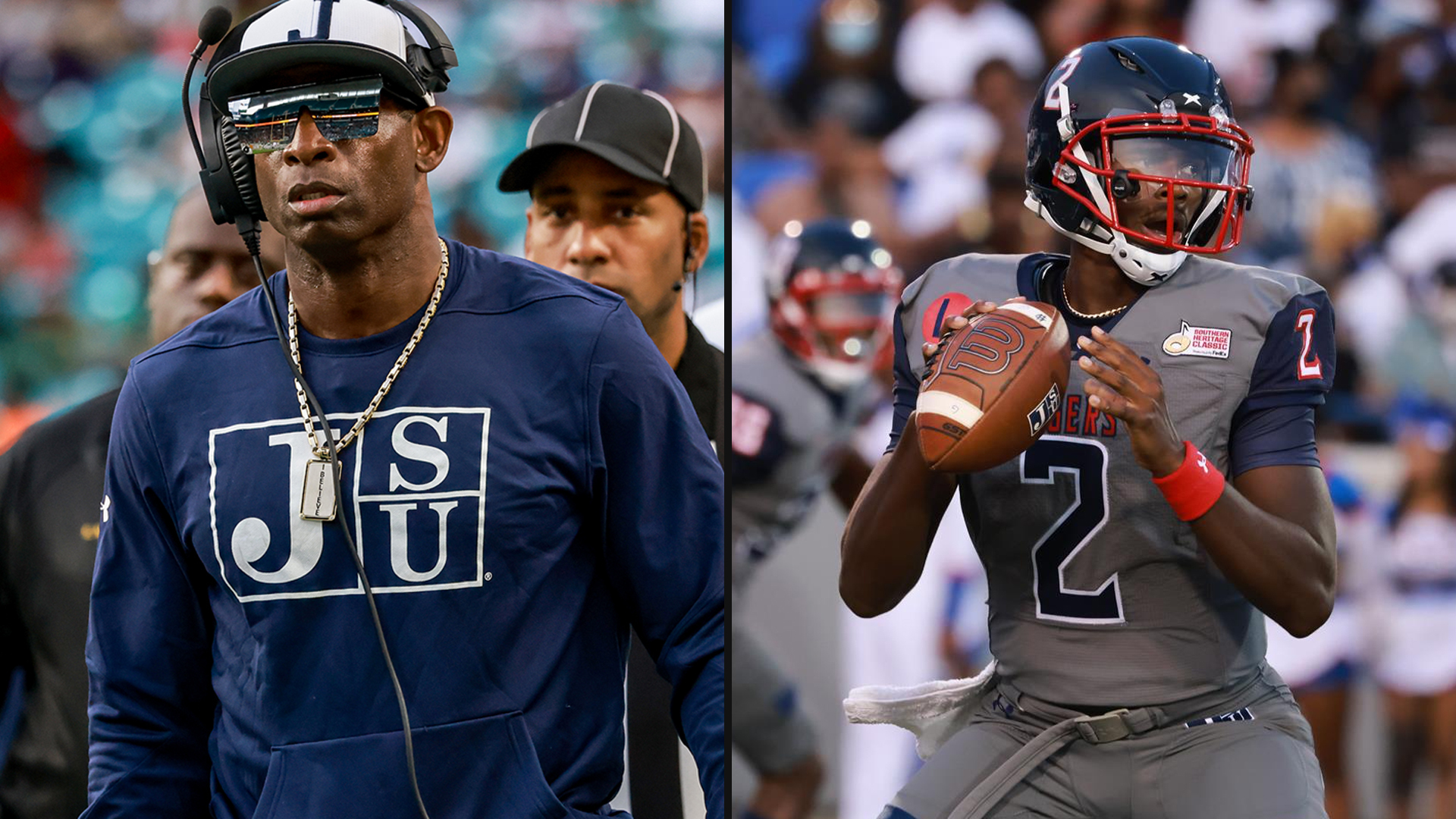 Jackson State University's Deion Sanders And QB Son, Shedeur Sanders, Named SWAC Coach & Freshman Of The Year