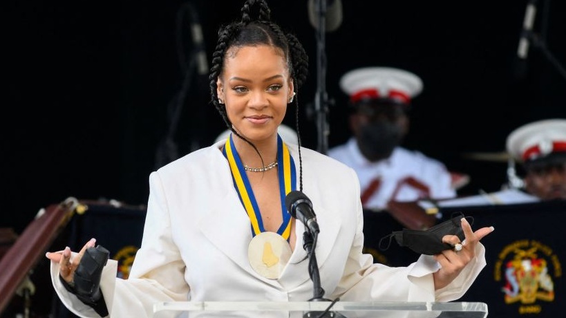 Rihanna Honored As A National Hero of Barbados