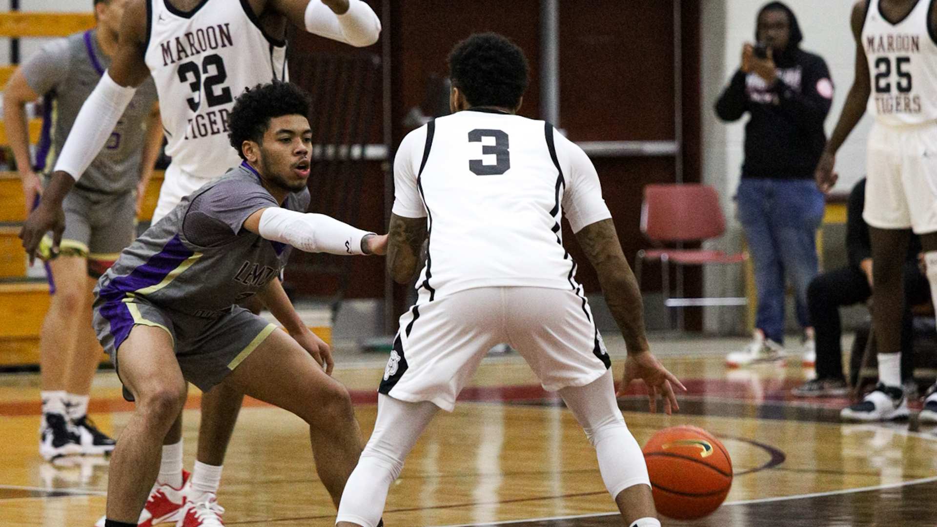 Morehouse Maroon Tigers Bounce Back To Defeat LeMoyne-Owen Basketball Team At Home