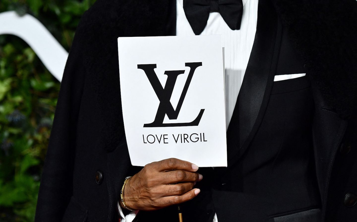 Kanye West, Kim Kardashian, & Kid Cudi Honor Virgil Abloh at Louis