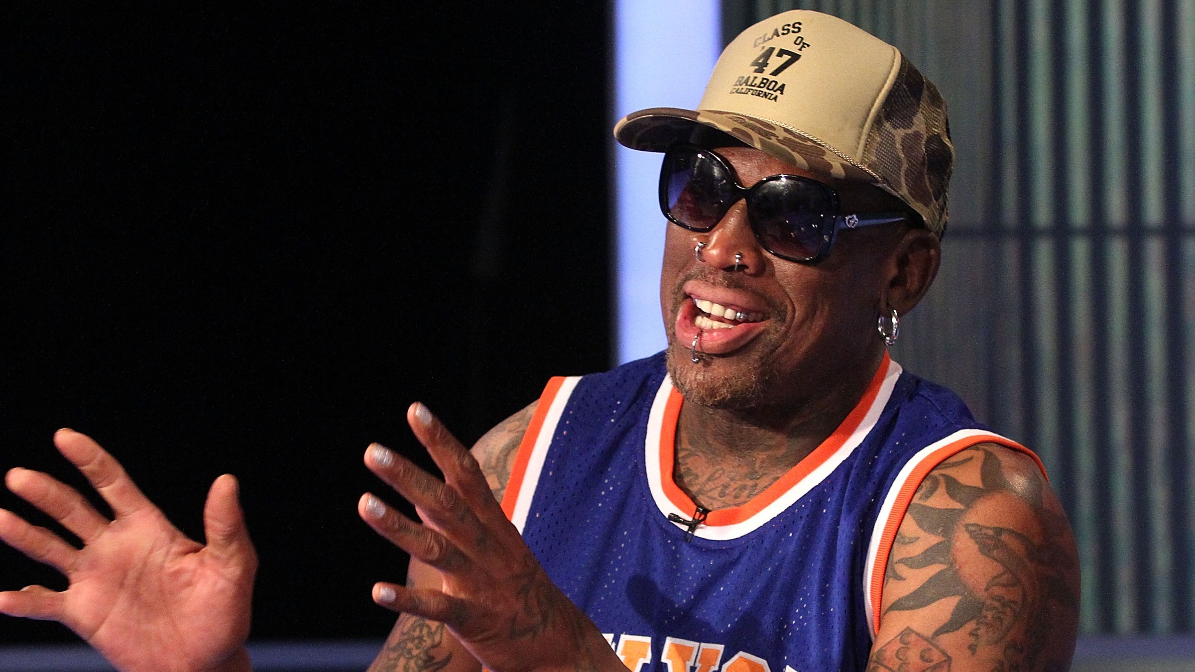 Dennis Rodman Accused Of Refusing To Properly Wear Face Mask During Flight